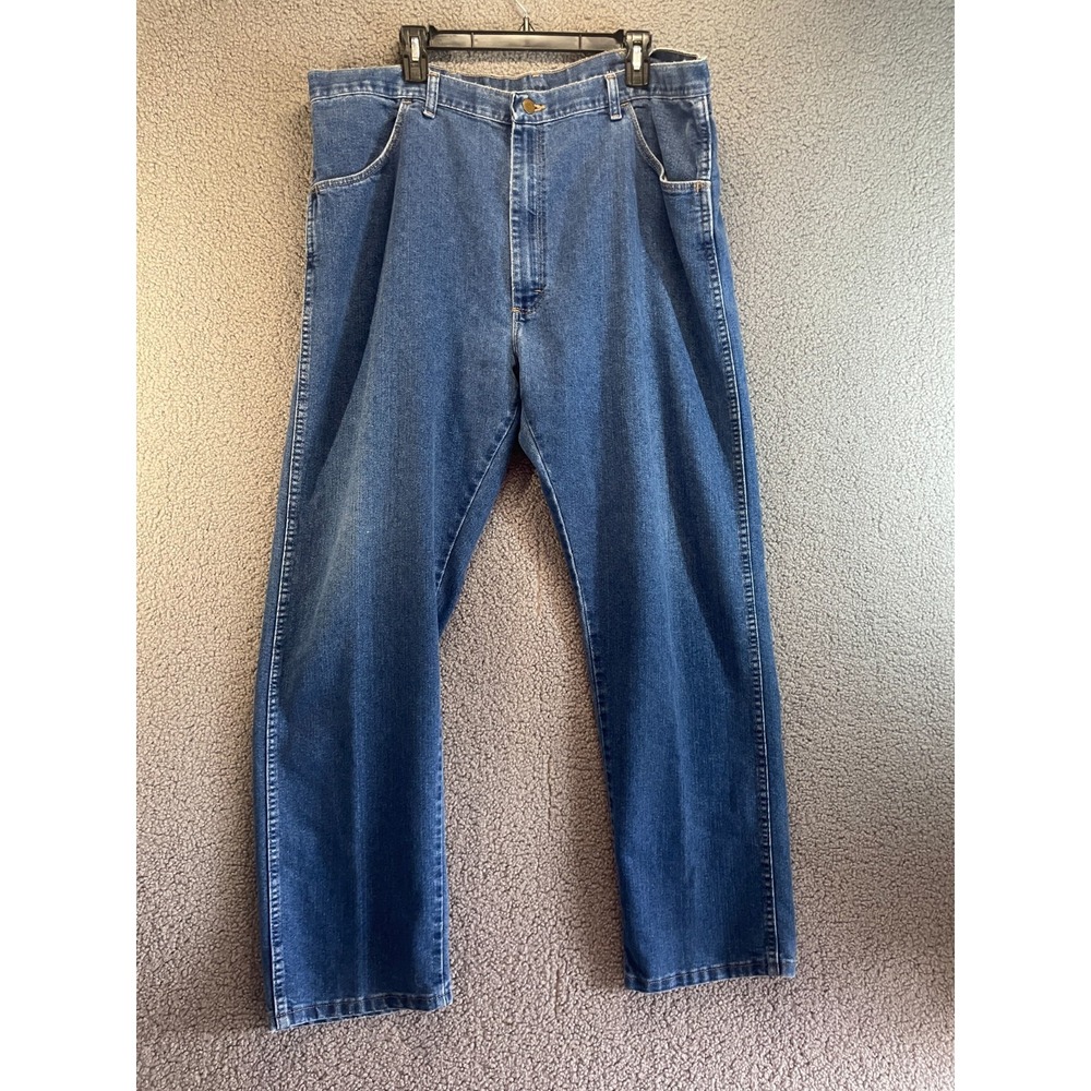 Wrangler‎ Men's  Regular Fit Jeans 42x32   Blue